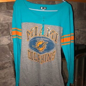 New Without Tags Women’s Miami Dolphins L/S Shirt